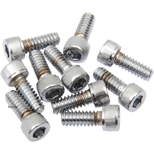 【USA在庫あり】 DRAG 六角穴付きボタンボルト #10-24 x 5/8インチ(16mm) クローム/無地 (10個入り) DS-190588S JP店