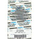 【USA在庫あり】 DRAG ボルトキット カムカバーセット 87年-92年 Big Twin クローム/無地 DS-190868 JP店