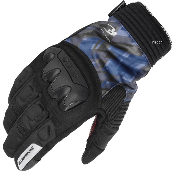 Gloves - 【メーカー在庫あり】 GK-834 コミネ KOMINE 秋冬モデル プロテクトウインターグローブ プレイドネイビー XLサイズ 4573325769557 JP店