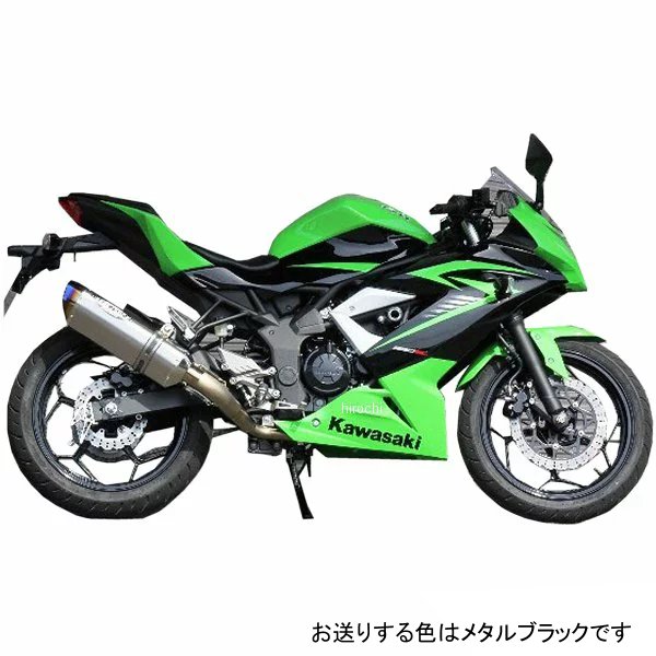 ビート BEET フルエキゾースト ナサートエボリューション TYPE2 16年以降 Ninja、Z250SL メタルブラック 0227-KD2-MB JP店