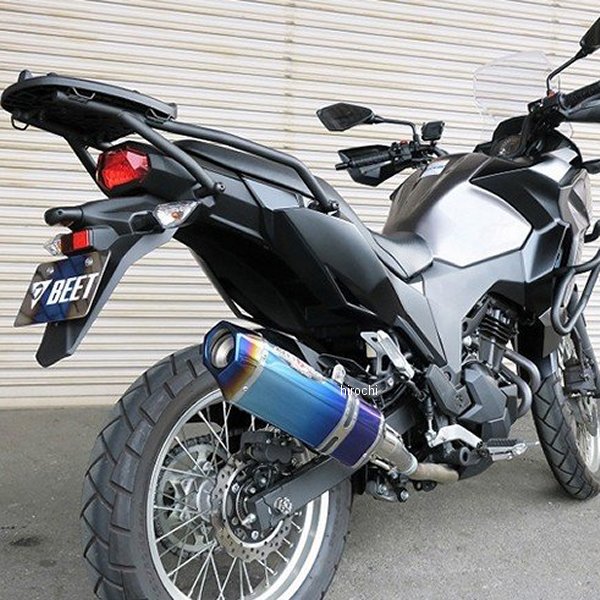 ビート BEET スリップオンマフラー ナサートエボリューション TYPE2 17年-19年 ヴェルシスX 250 ブルーチタン 0228-KD9-BL JP店