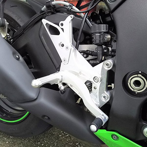 ビート BEET バックステップ 固定式 ハイパーバンク 16年-21年 ZX-10R、ZX-10RR シルバー 0111-KD4-20 JP店