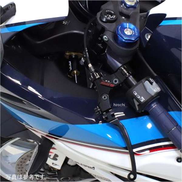 ハイパープロ HYPERPRO CNCステアリングダンパーステーセット 75mm/TYPE-3 黒正ピロ 22115028B JP店