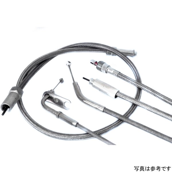 サンダーバイク スロットルケーブル +40cm 95年-03年 VS1400 ステンレス THU-52-00-050 JP店