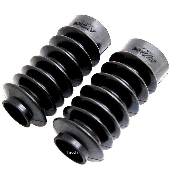 【即納】 キジマ フロント フォークブーツ 39mm 86年-16年 XL 黒 (左右ペア) HD-03213 JP店