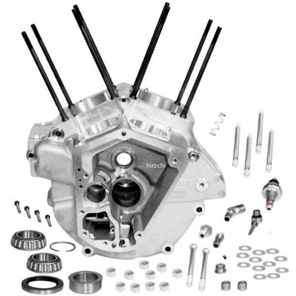 【メーカー在庫あり】 S&S スーパーストック クランクケース 84年-91年　ビッグツイン 3-5/8ボア ナチュラル 31-0001 JP店