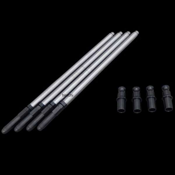 【メーカー在庫あり】 S&S アジャスタブルプッシュロッドセット 66年-84年 ビッグツイン ストック 93-5..