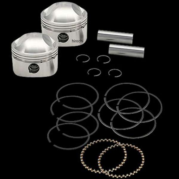 【メーカー在庫あり】 S&S 鍛造ピストンセット 36年-84年 ストローカー +.090インチ 106-5782 JP店