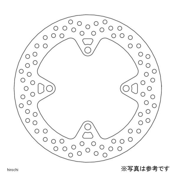 モトマスター MOTO-MASTER ヘイローディスク リア φ250 09年-16年 ZRX1200 DAEG 110468 JP店