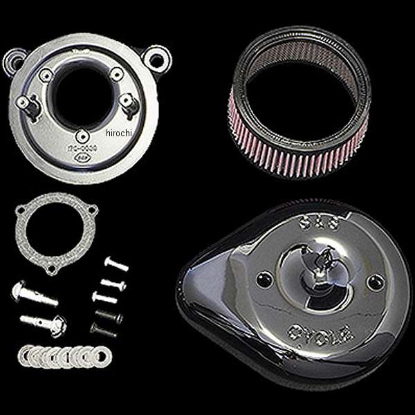 【メーカー在庫あり】 S&S ステルスエアクリーナーキット ティアドロップ ブラック 08年-17年ストットルバイワイヤ 170-0523 JP店