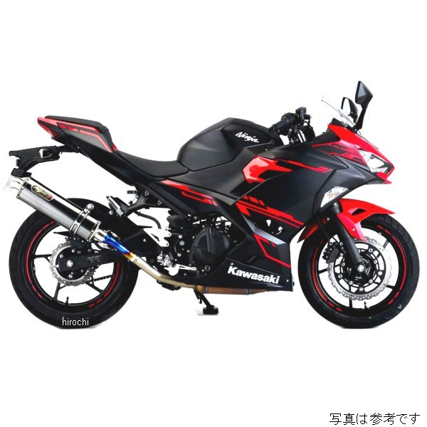 ノジマエンジニアリング GTミドル スリップオン DLC-TI 18年-19年 Ninja250 NMS656SGTMD-CLK JP店
