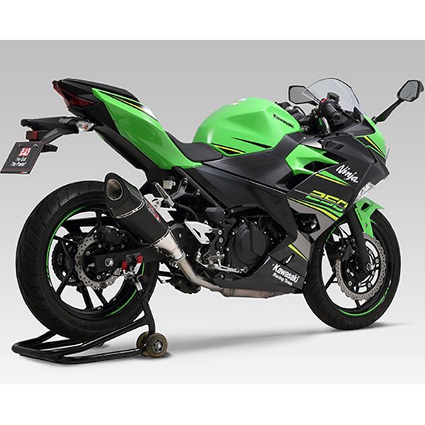 ヨシムラ スリップオンマフラー R-11 サイクロン EXPORT SPEC 18年 Ninja250/400 政府認証 メタルマジックカバー 110-235-5E20 JP店