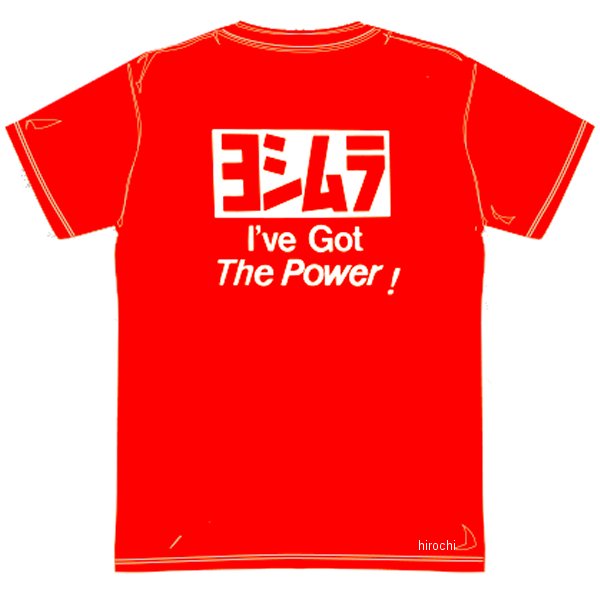 【メーカー在庫あり】 ヨシムラ ドライ チームTシャツ 赤 Mサイズ 900-217-920M JP店