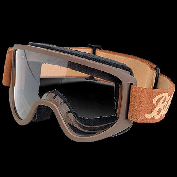 【メーカー在庫あり】 ビルトウェル Biltwell モトゴーグル2.0 スクリプトチョコレート 2101-5801-012 JP店