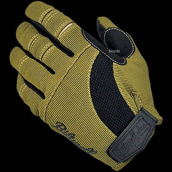 【メーカー在庫あり】 ビルトウェル Biltwell モトグローブ オリーブ/黒/タン Lサイズ 1501-0309-004 JP店