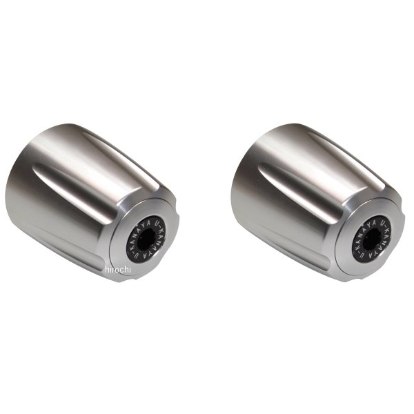 【メーカー在庫あり】 ユーカナヤ U-KANAYA アルミビレットハンドルバーエンド グルーヴタイプ XJR400/XJR400R シルバー/シルバー BEGVSV-YA12-SV JP店