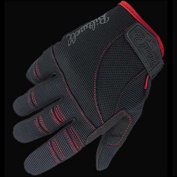 【メーカー在庫あり】 ビルトウェル Biltwell モトグローブ 黒/レッド Mサイズ 1501-0108-003 JP店