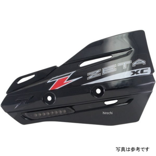 车把护套 - 【メーカー在庫あり】 ジータ ZETA プロテクター XC 汎用 アーマーハンドガード用 フラッシャー付き 黒/スモーク ZE72-3506 JP店
