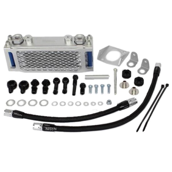 Oil Cooler - SP武川 コンパクトクールキット (4フィン/AN＃4ブレードホース/シリンダー) CT125 07-07-0393 JP店