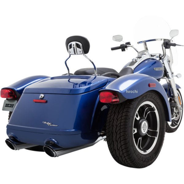 【USA在庫あり】 バンス＆ハインズ 4インチ スリップオンマフラー ツインスラッシュ 15年-16年 FLRT vah16798 JP店