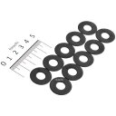 【USA在庫あり】 S&Sサイクル S&S Cycle 補修 エアクリーナー用 ワッシャー 直径10mm (10枚入り) ssc50-7059 JP店(2)