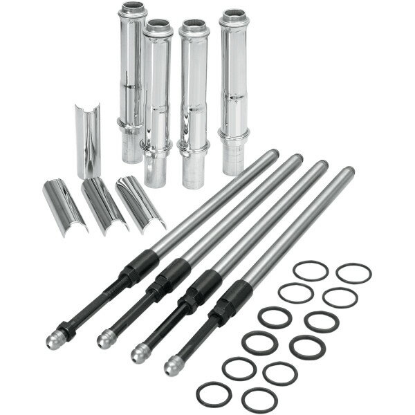 【USA在庫あり】 S&Sサイクル S&S Cycle クイッキー プッシュロッド 99年-17年 Twin Cam クローム ssc1..