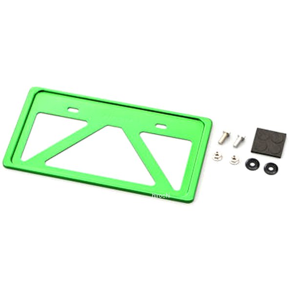 樂天商城 - 【メーカー在庫あり】 デイトナ 軽量 ナンバープレートホルダー 126cc以上用 Lサイズ 緑 99666 JP店