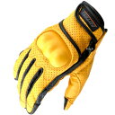 HBG130PM ヘンリービギンズ Henlybegins カウレザープロテクターグローブ 黄 Lサイズ 18921 JP店