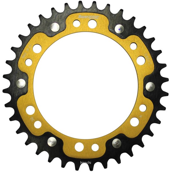 【メーカー在庫あり】 スーパースプロックス SUPERSPROX リアスプロケット ステルス 846/2-36T ゴールド RST-846/2:36-GLD JP店