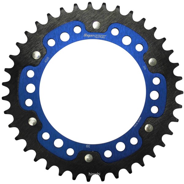 【メーカー在庫あり】 スーパースプロックス SUPERSPROX リアスプロケット ステルス 498-39T 青 RST-498:39-BLU JP店