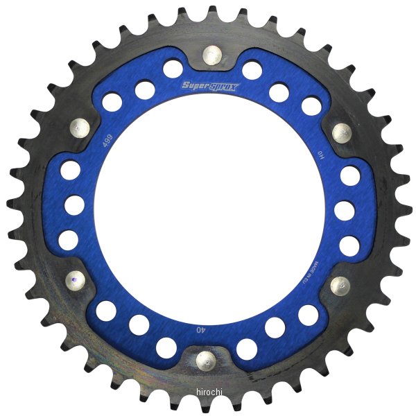 スーパースプロックス SUPERSPROX リアスプロケット ステルス 499-40T 青 RST-499:40-BLU JP店