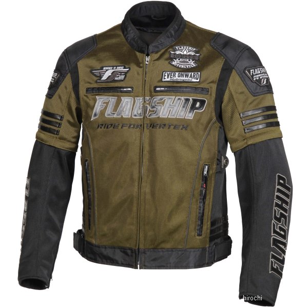 フラッグシップ FLAGSHIP 春夏モデル イクシードメッシュジャケット オリーブドラブ 3Lサイズ FJ-S203S..