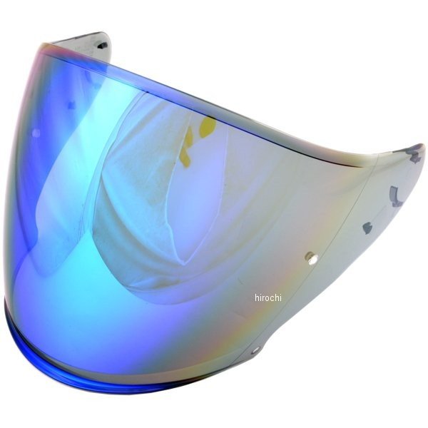 山城 エキストラ EXTRA SHIELD シールド CJ-2 ピンロック ダークスモーク/青 ショウエイ用 4547544041862 JP店