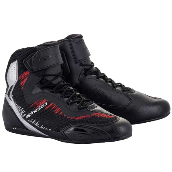 【メーカー在庫あり】 2510319 アルパインスターズ FASTER 3 RIDEKNIT シューズ 黒/シルバー/ブライトレッド 8.5サイズ 8059175337451 JP店