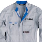 【メーカー在庫あり】 ヤマハ純正 ワイズギア WY-207 アクトフィットメカニックスーツ ライトグレー BL..