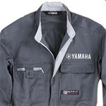 ヤマハ純正 ワイズギア WY-207 アクトフィットメカニックスーツ ダークグレー Mサイズ 90792M031M00 JP店