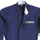 【メーカー在庫あり】 ヤマハ純正 ワイズギア WY-208 コットンメカニックスーツ ネイビー Sサイズ 90792M037W00 JP店