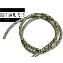 【メーカー在庫あり】 アールアンドユープロダクツ R&U ヘリンボーン プラグコード 黒/白 1m RU-010 JP店