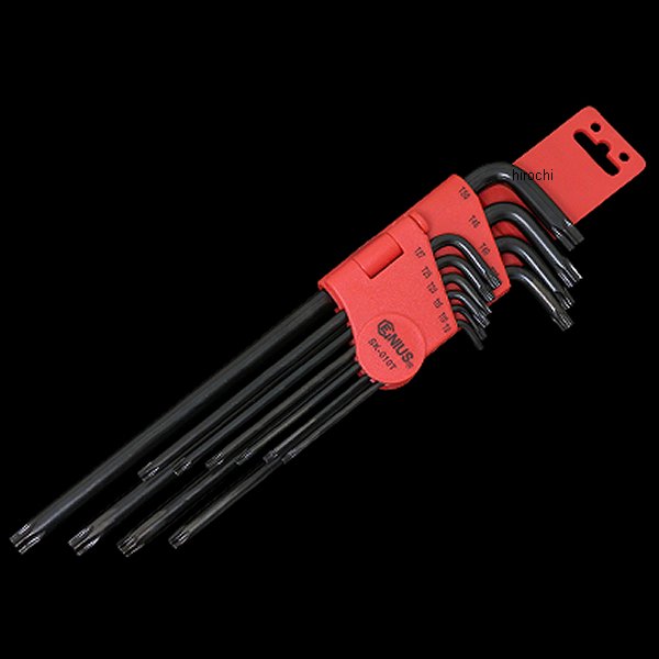 【メーカー在庫あり】 ジーニアスツールズ Genius Tools 穴あきトルクスレンチセット L型 SK-010T JP店