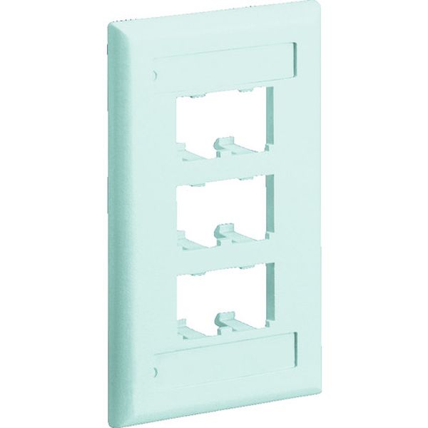 【メーカー在庫あり】 スイッチボックス用フェースプレート 6ポート用 オフホワイト CFPL6IWY JP店