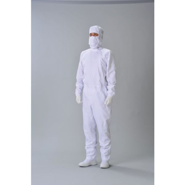 【メーカー在庫あり】 クリーンルーム用ウェア ADCLEAN クリーンスーツ 白 3L 着丈172〜179cm CH110313L JP店