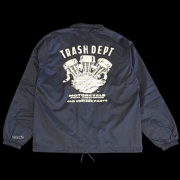【メーカー在庫あり】 トラッシュデポ TRASHDEPT TRASH DEPT オリジナルコーチジャケット ブラック L 026867-NF JP店