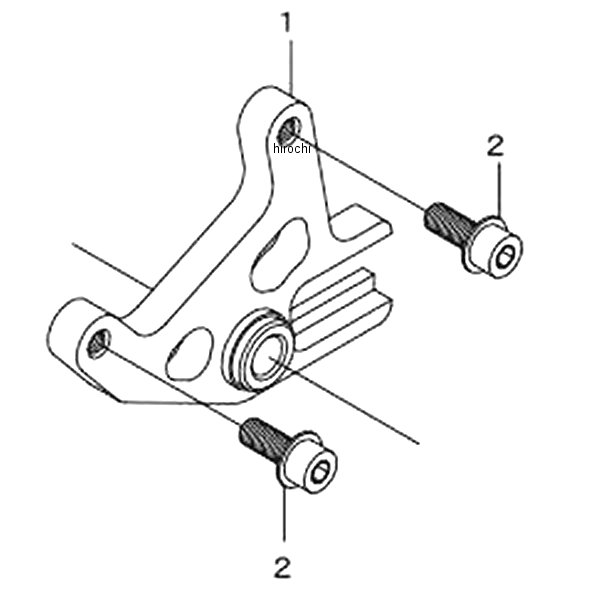 SP武川 キャリパーブラケットブレンボモンキー 06-08-0047 JP店