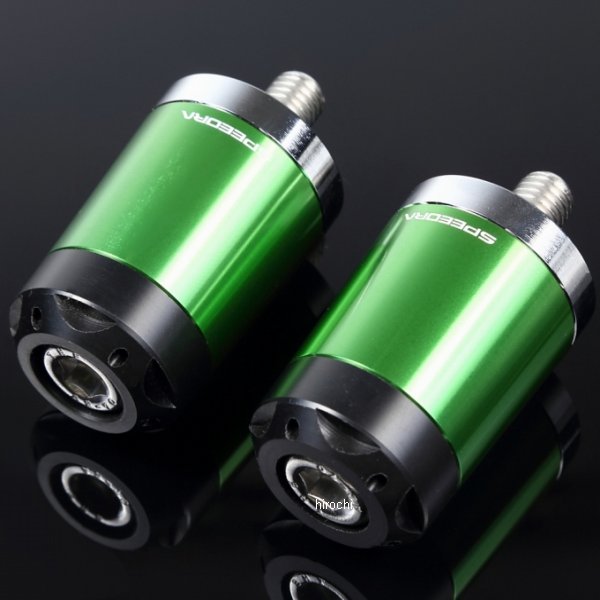 【メーカー在庫あり】 スピードラ SPEEDRA ヘビーウェイトハンドルバーエンド BMW M10 緑 ABEBL03GN JP店
