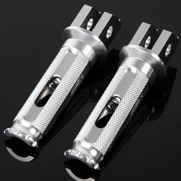 【メーカー在庫あり】 スピードラ SPEEDRA アルミ削り出しタンデムステップ レーシングタイプ パッセンジャー用 シルバー/シルバー AFPR104SR JP店