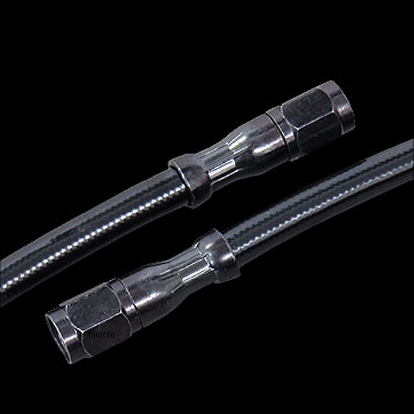 【メーカー在庫あり】 ジーティーエス G.T.S 12in ブレーキライン ステンレスメッシュ ブラックコート 014732 JP店