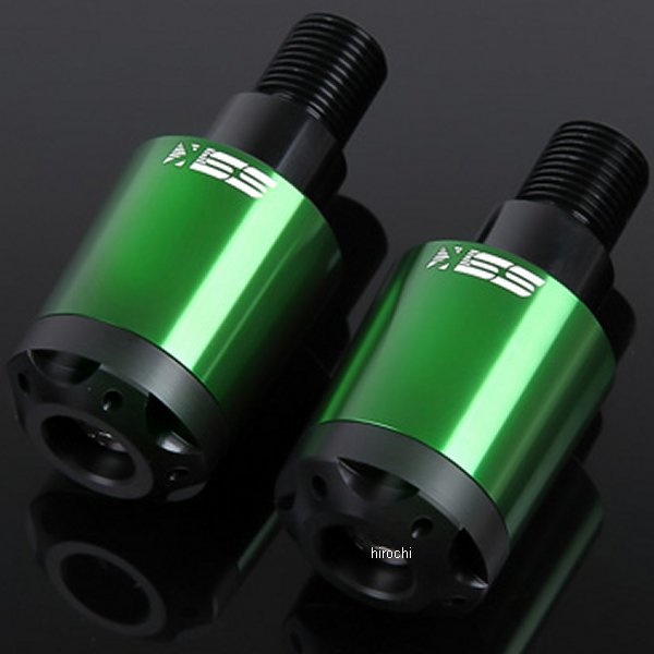 【メーカー在庫あり】 スピードラ SPEEDRA アルミハンドルバーエンド タイプA ヤマハ M16 緑 ABEYP01GN JP店