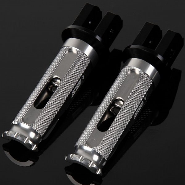 【メーカー在庫あり】 スピードラ SPEEDRA アルミ削り出しステップ レーシングタイプ ライダー用 黒/チタン AFPR213TM JP店