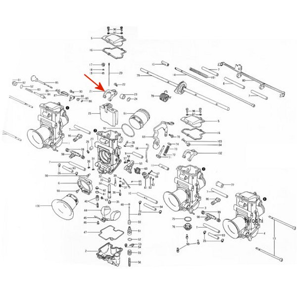 キジマ ミクニ レバーアッシー アクセラレーター ZM-TMR4076 JP店
