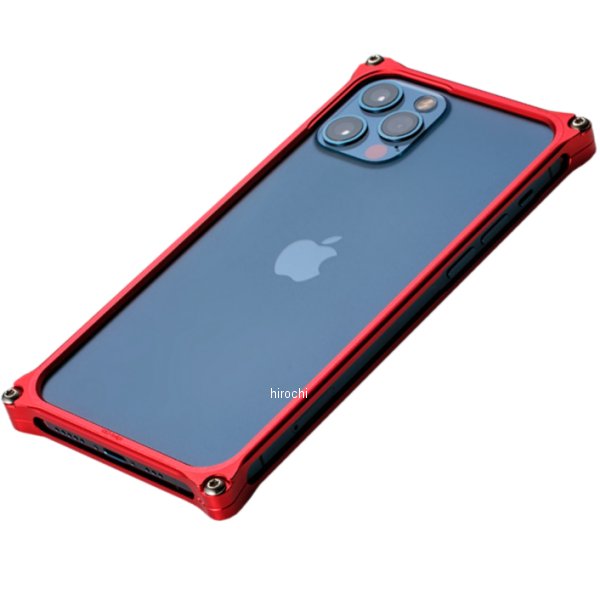 ギルドデザイン ソリッドバンパー for iPhone 12 Pro Max 赤 GI-430R JP店